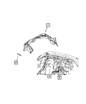 06510358aa Mopar Genuine Hex Nut 6510358aa