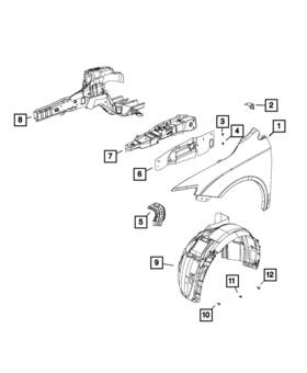 Mopar 06510827aa Genuine Hex Flange Head Tapping Screw 6510827aa