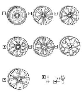 06511051aa Mopar Genuine Wheel Lug Bolt 6511051aa