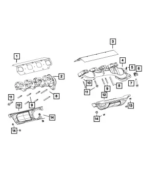06511314aa Mopar Genuine 1 End Stud Mounting 6511314aa