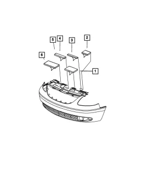 4809378aa Mopar Genuine Coolant Warning Label
