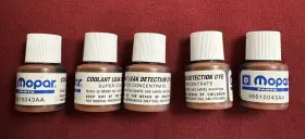 5010043aa Mopar Qty 5 Genuine Radiator Coolant Leak Detection Dye Super Concentrate