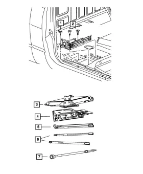 52021663aa Mopar Genuine Pilot Screw