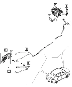 52029724aa Mopar Genuine Nut