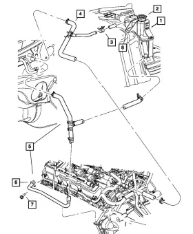 55116901aa Mopar Genuine Radiator Cap