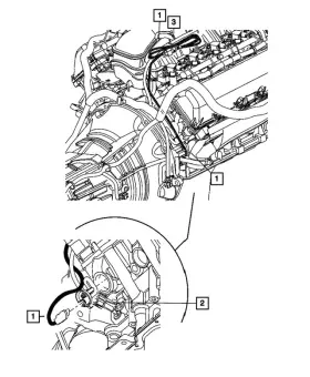 56051063ac Mopar Genuine Engine Block Heater Cord