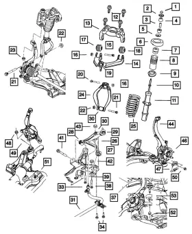 6101678 Mopar Genuine Nut
