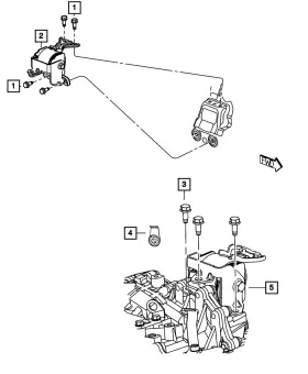 6104246aa Mopar Genuine Bolt