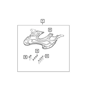 6508267aa Mopar Genuine Bolt
