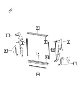 Mopar 68046823aa Genuine Screw