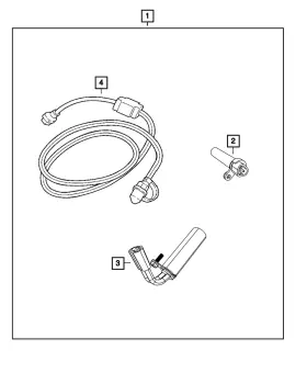 68070033aa Mopar Genuine Engine Block Heater - Cord