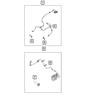 68104439ab Mopar Genuine Axle Assembly