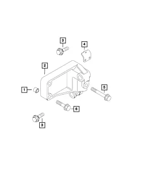 68117010aa Mopar Genuine Dowel Transmission Bracket