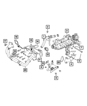 68132572aa Mopar Genuine Hex Flange Head Bolt