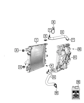 68191278aa Mopar Genuine Tie Strap