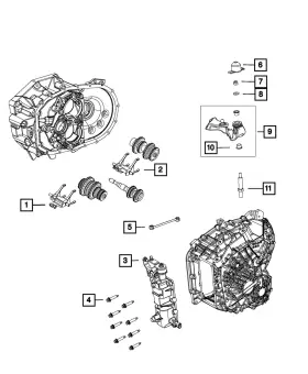 68201223aa Mopar Genuine Pin