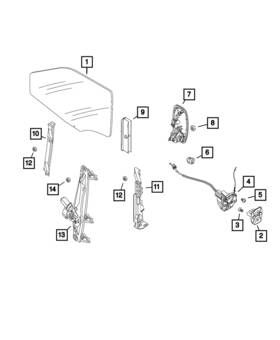 Mopar 68259407aa Genuine Hex Nut