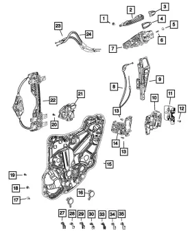68292090aa Mopar Genuine Multi-function Bracket Right