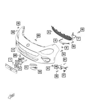 68314596aa Mopar Genuine Screw