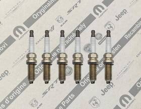 Mopar 68316113aa New Oem Alfa Romeo 2.9l Quadrifoglio Spark Plug Set Of 6 -