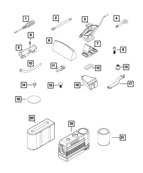 68317227aa Mopar Genuine Compressor - Bag
