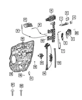 68321310aa Mopar Genuine Multi-function Bracket Right