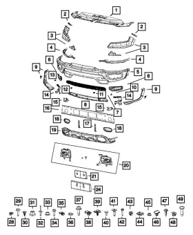 68368948aa Mopar Genuine Push Pin
