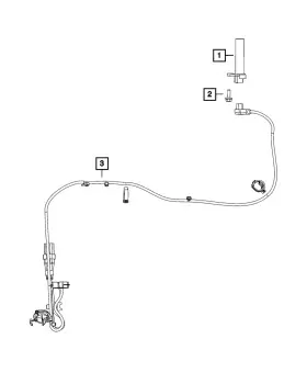 68498854ab Mopar Genuine Engine Block Heater Cord