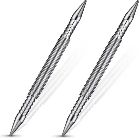 Dd-moxweyeni-794 Moxweyeni 2 Pcs Spring Nail Set Tool 1/16 1/31 Inch Hammerless Trim Loaded
