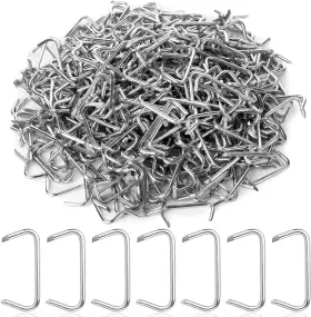 Rk500 Mr. Pen Pen- Galvanized Hog Rings 3/4 Inch 420 Pcs Silver