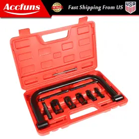 Afu4184f Munirater Valve Spring Compressor Clamp Tool Kit For Car Motorcycle 10pieces