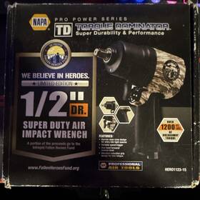 Napa Auto Parts Hero1123-15 We Believe In Hero S Limited Edition 1/2 Inch Dr. Super Duty Air Impact Wrench