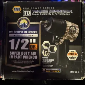Hero1123-15 Napa Auto Parts We Believe In Hero S Limited Edition 1/2 Inch Dr. Super Duty Air Impact Wrench
