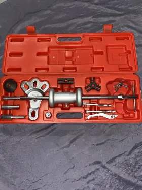 02236a Neiko 17 Pc. Slide Hammer Puller Set With Hard Case Never Used Open Box