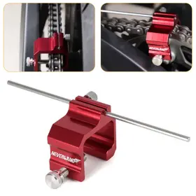 M336-04r Neverland Motorcycle Bicycle Cnc Sprocket Alignment Chain Aluminum Tool For Dirt Bike Atv