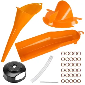Nrha05507001665 Newruiheng Oil Change Kit Compatible With Harley Filter Cap Wrench Crankcase Fill