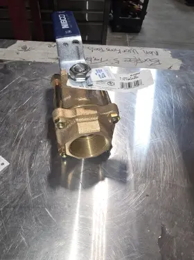 T-595-y-66 Nibco T595y66112 1.5 Inch 3 Piece Ball Valve 1 1/2 Threaded Npt