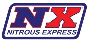 10018-45 Nitrous Express Hydraulic Hose - 3an Ss Braided Black 18.5 Inch 45 Deg. O