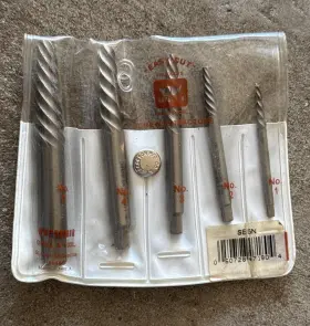 Se-5n Norseman 5 Pc. Spiral Flute Screw Extractor Set #se-5n Usa Made