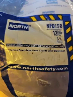 068-nfd15b North Nfd15b Safety 068-nfd15b/6 Xl Gloves Gry/blk Dyneema