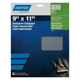 39384 Norton Black Ice T214 11 Sanding Sheet 0.9ft X 0.75ft Extra Fine
