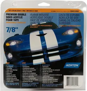 05622 Norton Abrasives Double-sided Automotive Attachment Tape 20 Yd X 7/8 In 0.043
