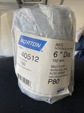40512 Norton Abrasives/child Carboru Dry Ice A975 Ceramic Psa Disc Rolls