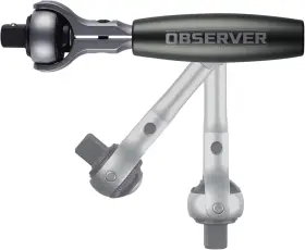 Observer Tools 860005117635 Dual Flex Drive Ratchet For Socket Set Tool With 72 Teeth 1/4 Inch