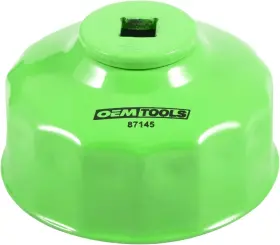 87145 Oemtools Oil Filter Removal Tool 74mm 15 Flute One Size Green
