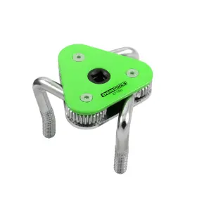 87160 Oemtools Adjustable 3 Jaw Oil Filter Wrench Fits One Size Green And Silver