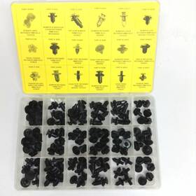 Omega Bsk9120 Automotive Body Shop Japanese Cars Assorted Push Type Clips And Retainers 112 Pc