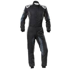 Omp Racing Inc. Ia0-1864-a01-171-60 Tecnica Hybrid Overall F Ia 8856-2018 Black / Sil