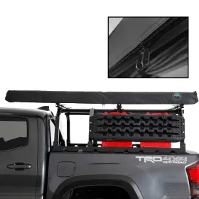18059909 Overland Vehicle Systems Nomadic Awning 2.5 8.0ft With Black Cover