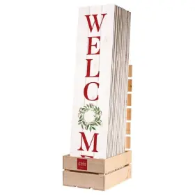 Ace-pnlpdq-01 P. Graham Dunn Porch Leaner Assortment Hallwn/xmas Sign Assrt